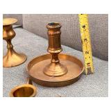 Brass Candle Holders with Taper Candles Collection