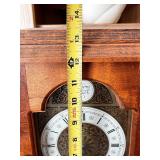 Tempus Fugit Wooden Mantel Clock with Roman Numerals