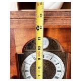 Tempus Fugit Wooden Mantel Clock with Roman Numerals