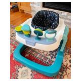 Safety 1st Baby Walker with Interactive Tray and Blue Frame