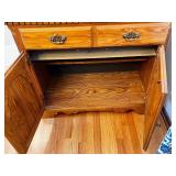 Broyhill Expandable Wood Cabinet with Drawers and Doors
