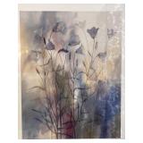 Framed Art Print Harebells by Nancy Hemstad Seaton 2003