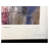 Framed Art Print Harebells by Nancy Hemstad Seaton 2003