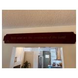 Wooden Wall Plaque with 