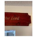 Wooden Wall Plaque with 