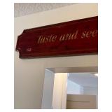 Wooden Wall Plaque with 