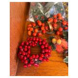 Collection of Holiday and Autumn Napkin Rings and Decorative Accents