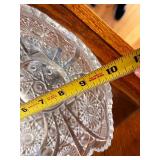 Cut Glass Crystal Bowl With Dishes and Ashtray Set