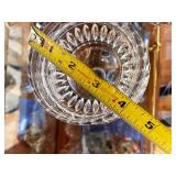 Cut Glass Crystal Bowl With Dishes and Ashtray Set