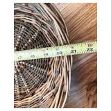 Collection of 3 Woven Baskets with Handles and Liners