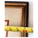 Pair of Framed Illuminated Manuscript Pages in Latin Script