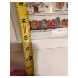 Set of 2 Framed Scandinavian Needlework Art Pieces