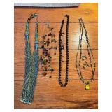 Collection of Beaded Necklaces and Earrings Assorted Styles