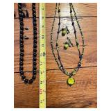Collection of Beaded Necklaces and Earrings Assorted Styles