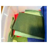 Craft Felt Sheets - Assorted Colors in Two Large Bins