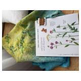 Stitching Through the Seasons - Yumiko Higuchi; Embroidered Wildflowers Book Set with Fabrics