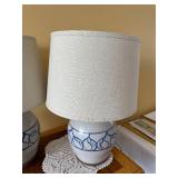 Danish Stoneware Table Lamps - Mid-Century Modern Pair (Lot of 2)