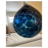 Glass Ball Ornaments - Mosaic Teal/Blue (Lot of 2)
