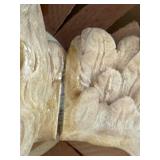 Framed Cross Pendant - Oval Wall Plaques - Sunburst Wood Decor - 3M Claw Hanger Kit (Lot of 5)