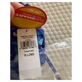 New with Tags L.L.Bean Sunsmart UPF 50+ One-Piece Swimsuit - Cobalt Petal Print, Size 16 Long