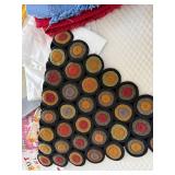 Textile Lot: Doilies, Napkins, Tablecloths, Round Placemats & Coasters