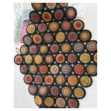 Textile Lot: Doilies, Napkins, Tablecloths, Round Placemats & Coasters