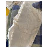 Textile Lot: Doilies, Napkins, Tablecloths, Round Placemats & Coasters