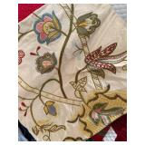 Assorted Vintage Linen & Fabric Lot - Embroidered Cloths, Lace, Napkins, Stripes