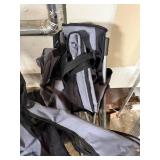 Folding Camping Chairs (Lot of 2) - Gray/Black Aluminum Frame