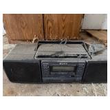 Sony Boombox - Vintage All-in-One Stereo with Dual Front Speakers