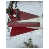 GameTime Rocket Swing Seat - Playground Equipment, Red/White/Blue