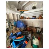 Garden Tools Lot - Rakes, Hoes, Plant Supports, Pots & Accessories - Take What You Want