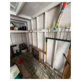 Garden Tools Lot - Rakes, Hoes, Plant Supports, Pots & Accessories - Take What You Want