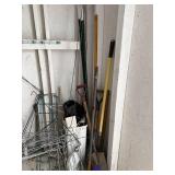 Garden Tools Lot - Rakes, Hoes, Plant Supports, Pots & Accessories - Take What You Want