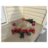 Hummingbird Feeders Assortment - Glass Globe & Red Plastic Units