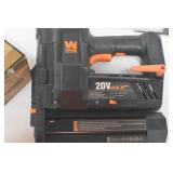 WEN 20512 20V Max Cordless 18-Gauge Brad Nailer with 2.0Ah Battery and Charger
