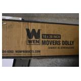 WEN 721830 1320-Pound Capacity 18-by-30-Inch Hardwood Mover’s Dolly, 2-Pack