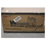WEN MSA658T Multi-Purpose Rolling Planer and Miter Saw Tool Stand with Extension Rollers