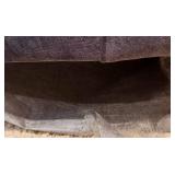 Dark Gray L-Shaped Sectional Sofa with Chaise & Cushions - Fabric Upholstery