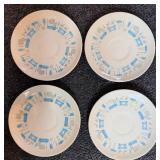 Royal China Blue Heaven Underglaze Dinnerware Set - Made in USA