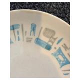 Royal China Blue Heaven Underglaze Dinnerware Set - Made in USA