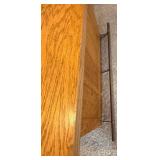 Oak Bar with Built-In Sink - 4 Wooden Bar Stools Included