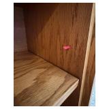 Oak Bar with Built-In Sink - 4 Wooden Bar Stools Included