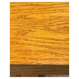 Oak Bar with Built-In Sink - 4 Wooden Bar Stools Included