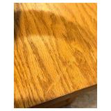 Oak Bar with Built-In Sink - 4 Wooden Bar Stools Included