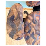 Office Chair - Colorful Abstract Fabric, 5-Star Base, Armrests, Height Adjustable