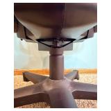 Office Chair - Colorful Abstract Fabric, 5-Star Base, Armrests, Height Adjustable