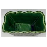 Shawnee #8 Corn Bowl, McCoy Frog & Lotus Planter, McCoy Lattice Planter, Signed Corn Dish