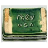 Shawnee #8 Corn Bowl, McCoy Frog & Lotus Planter, McCoy Lattice Planter, Signed Corn Dish