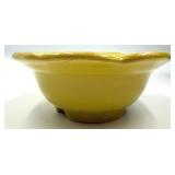 Shawnee Bow Vase & McCoy 685 Bowl & McCoy Greenish Yellow Bowl & Artist-Signed Tall Pottery Vase (Lot of 4)